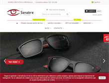 Tablet Screenshot of opticasanabre.com